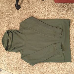 Zyia Hoodie Sweatshirt Women's Size Medium Green Pockets